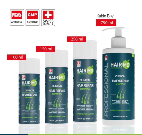 HairMD Clinical Hair Repair Shampoo - HairMD Clinical Saç Onarıcı Şampuan