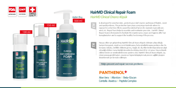 HairMD Clinical Repair Foam - HairMD Clinical Onarıcı Köpük - Image 2