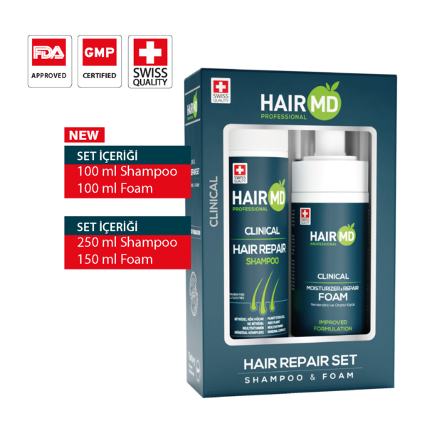 HairMD Clinical Shampoo and Foam Set - HairMD Clinical Şampuan ve Köpük Set